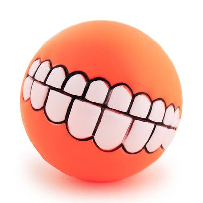 Pet Dog Ball Teeth Funny Trick Toy Silicone Toy for dogs