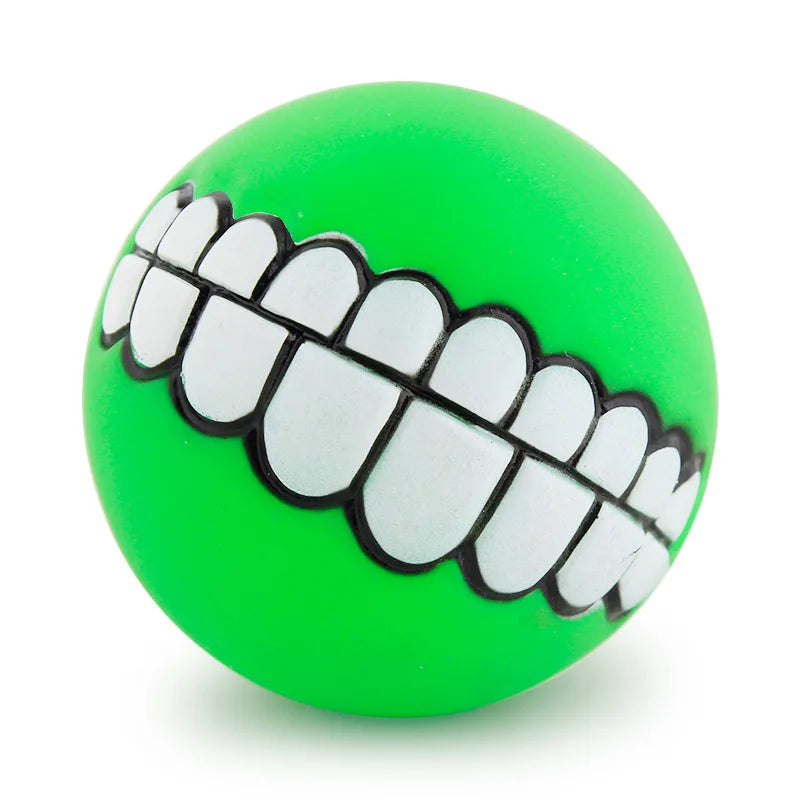 Pet Dog Ball Teeth Funny Trick Toy Silicone Toy for dogs