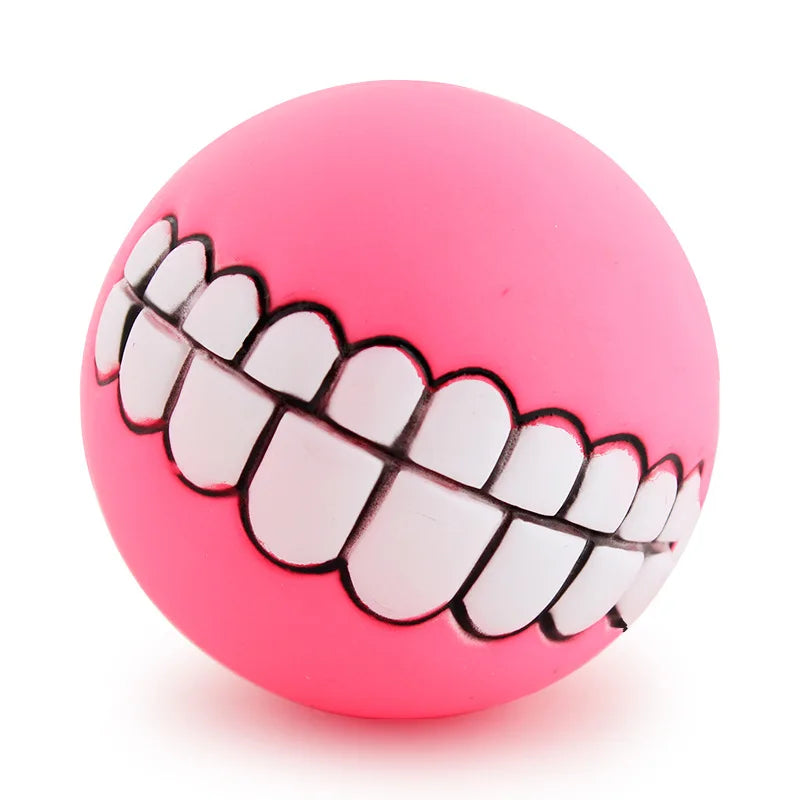 Pet Dog Ball Teeth Funny Trick Toy Silicone Toy for dogs