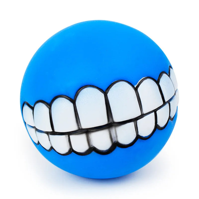 Pet Dog Ball Teeth Funny Trick Toy Silicone Toy for dogs