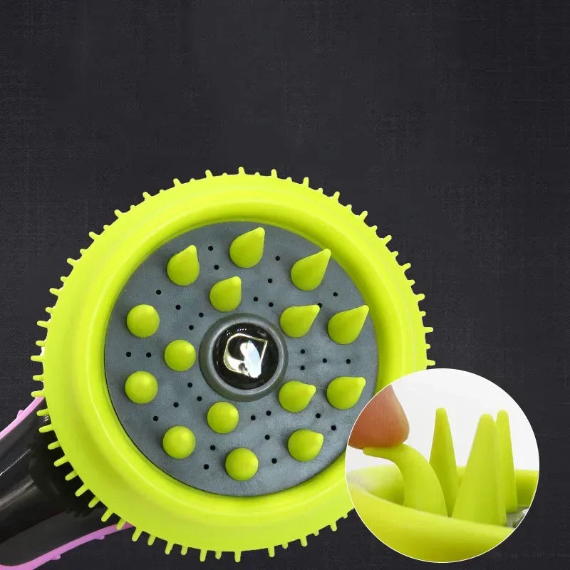 Shower Head Dog Soft Tentacle Massage Bath Head Convenient