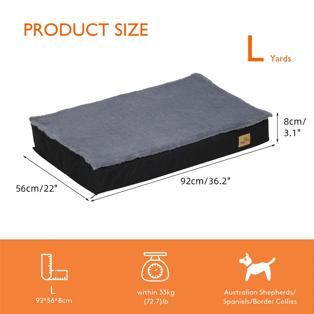 Large Orthopaedic Dog Bed Waterproof Cushion Pet Mattress