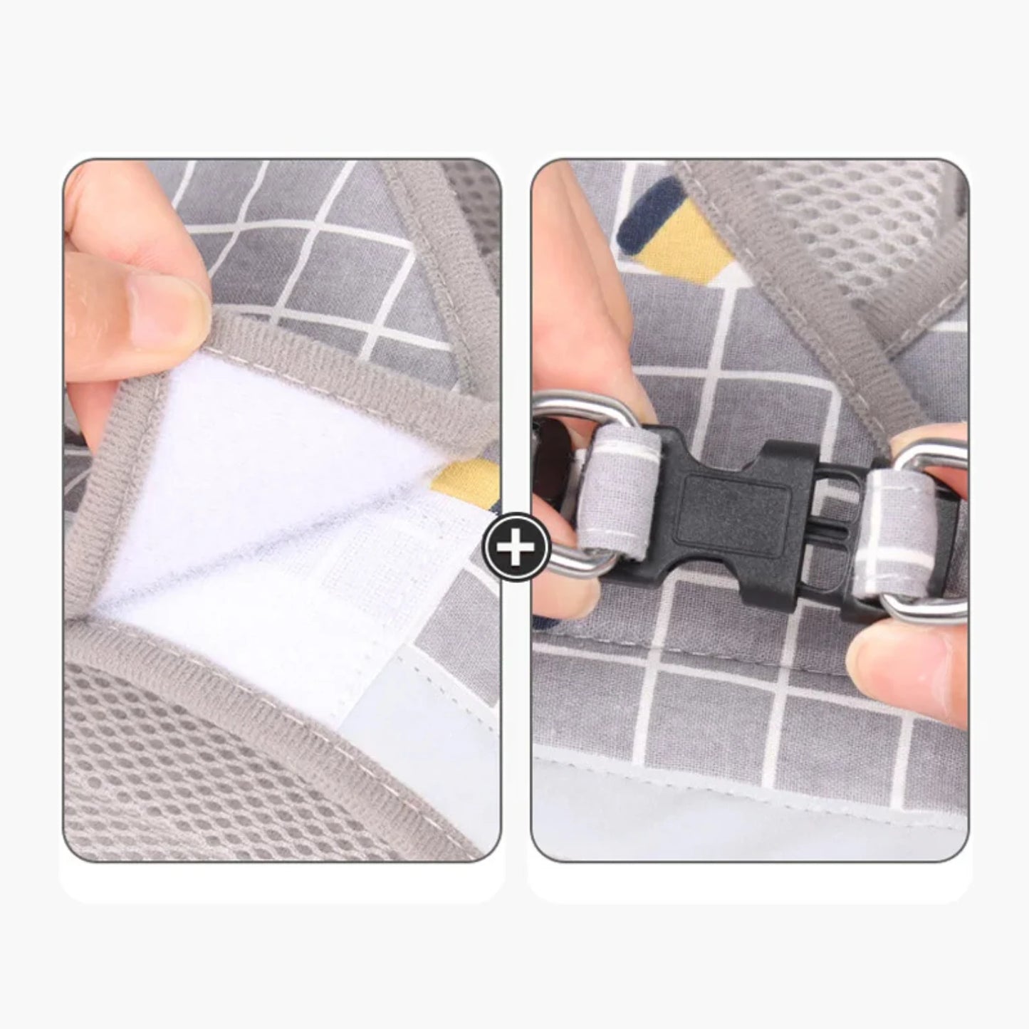 Mesh Cat Harness and Leash Set Escape Proof Adjustable