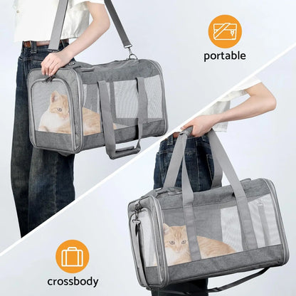 Airline Approved Pet Carrier for Cats Dogs Soft Travel Bag