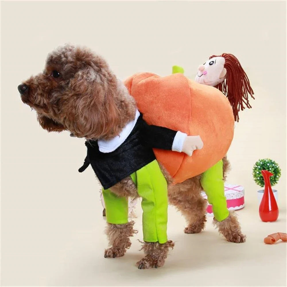 Halloween Funny Pet Clothes Cat Pet Pumpkin Costume