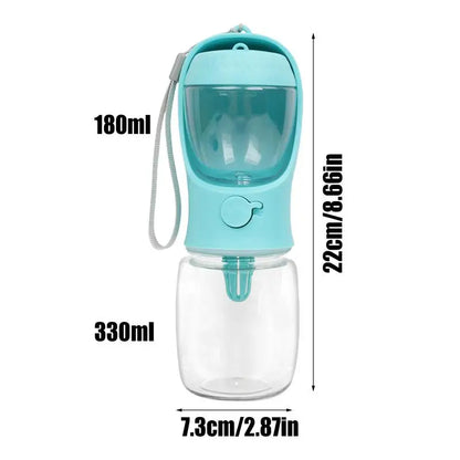 Dog Drinking Cup Dog Walking Water Bottle Multifunction