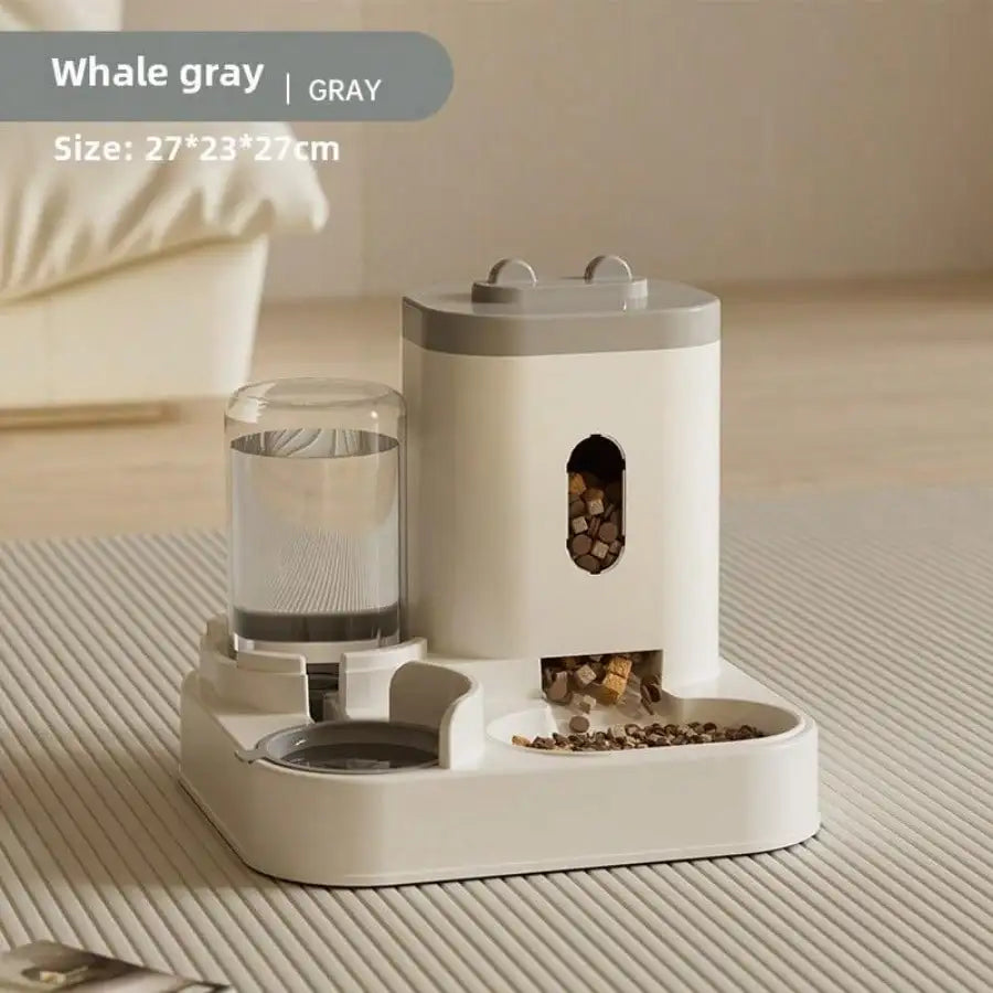 Automatic Cat Feeder and Water Dispenser, Pet Food Bowl