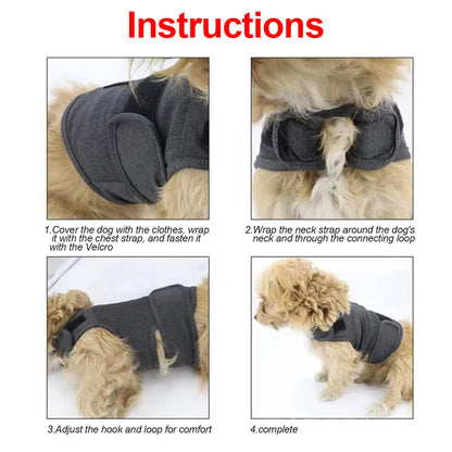 Classic Dog Anxiety Jacket Breathable Dog Calming Vest