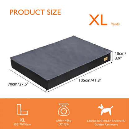 Large Orthopaedic Dog Bed Waterproof Cushion Pet Mattress