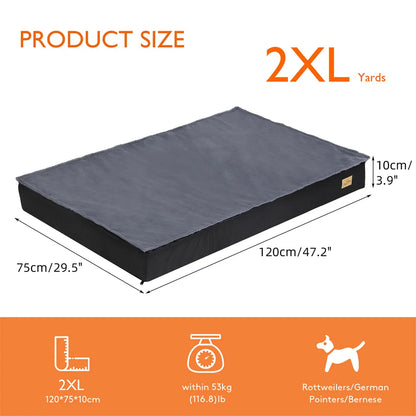 Large Orthopaedic Dog Bed Waterproof Cushion Pet Mattress