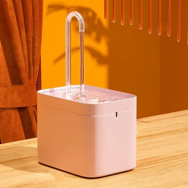 Ultra-Quiet Cat Water Fountain Filter Smart Automatic