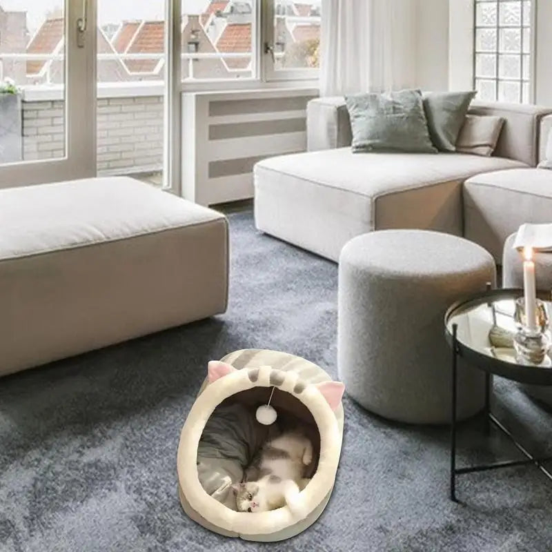 New Deep Sleep Comfort In Winter Cat Bed Products