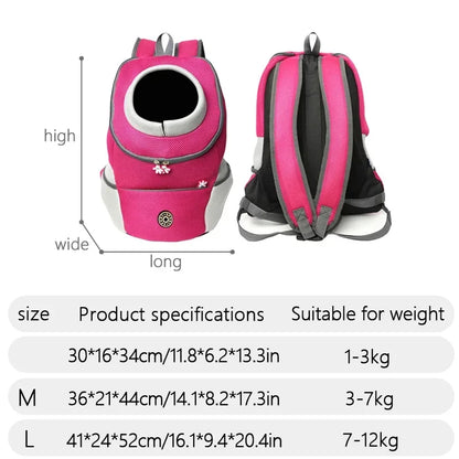 Double Shoulder Portable Outdoor Pet Bag For Dogs Travel