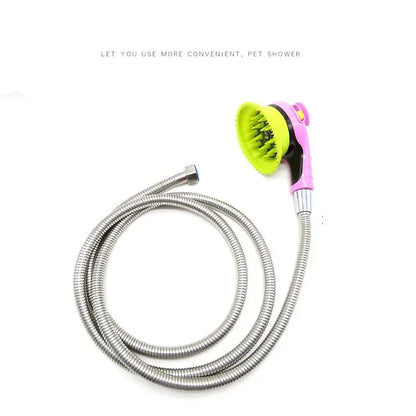 Shower Head Dog Soft Tentacle Massage Bath Head Convenient