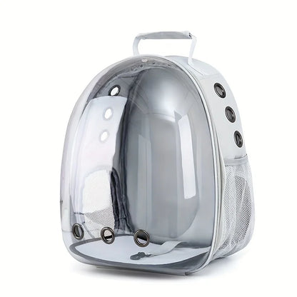 Breathable Transparent Pet Carrier Backpack with Harness