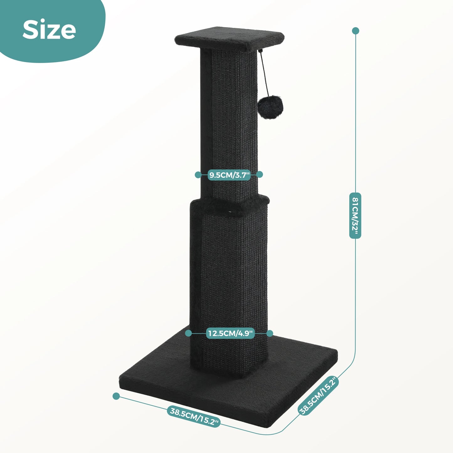 Large Cat Scratching Post for Indoor Cats Adults Ultimate Scratch