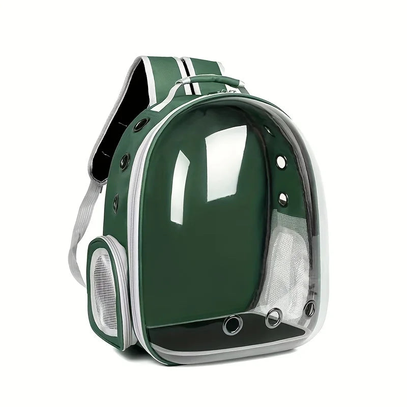 Breathable Transparent Pet Carrier Backpack with Harness