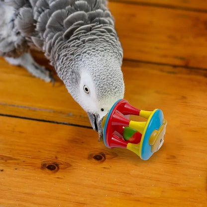 Parrot Ball Toy with Bell Cage Hanging Accessories for Medium
