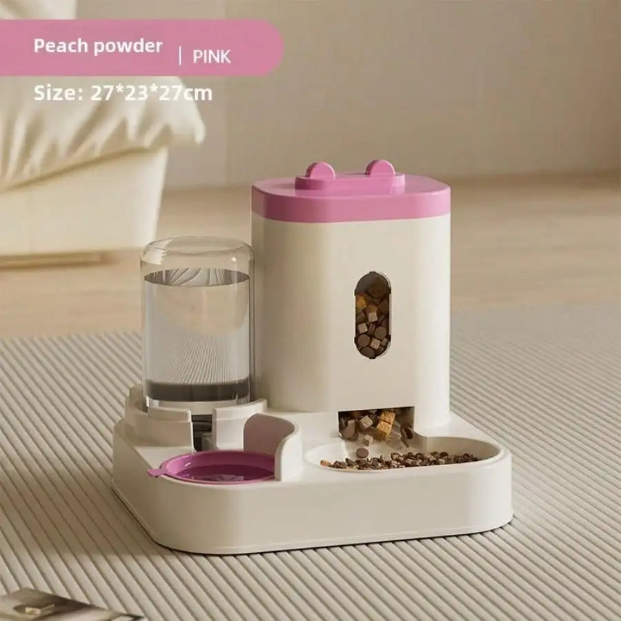 Automatic Cat Feeder and Water Dispenser, Pet Food Bowl