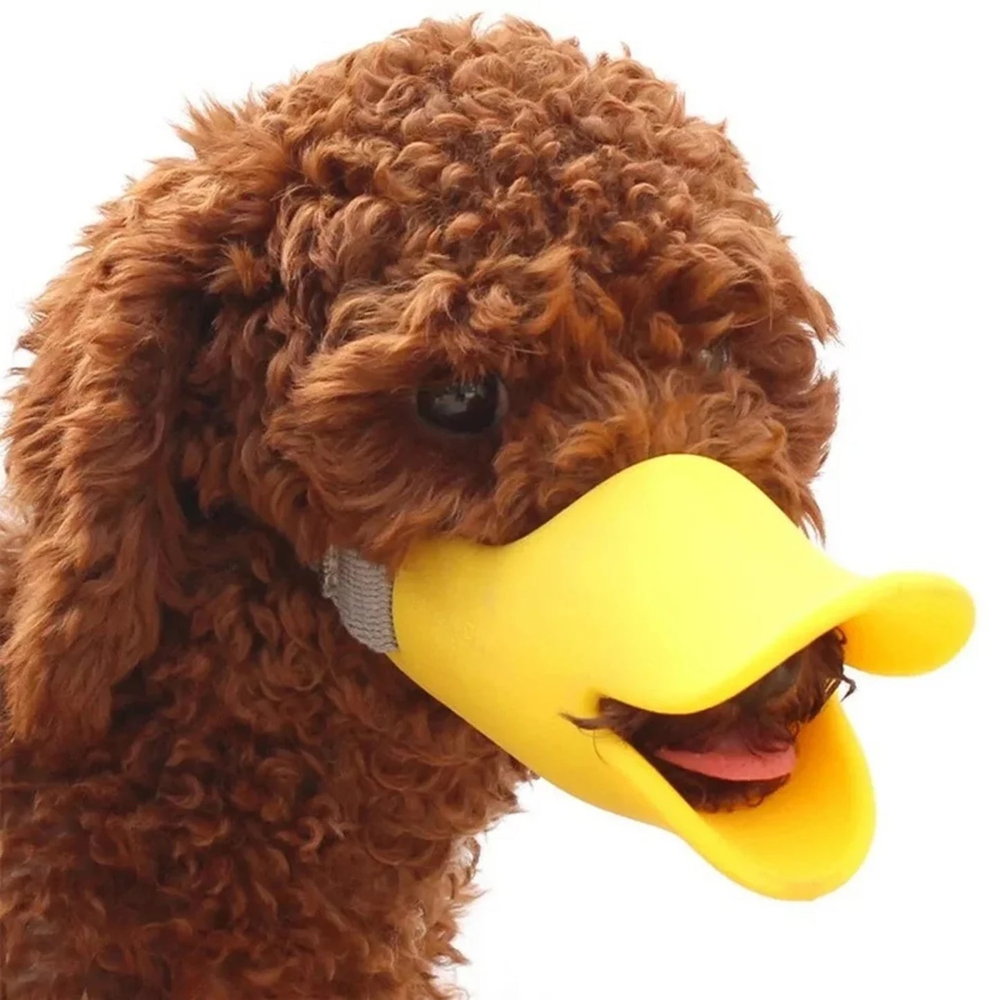 Dog Muzzle Silicone Duck Muzzle Mask  Pet Dogs Anti Bite