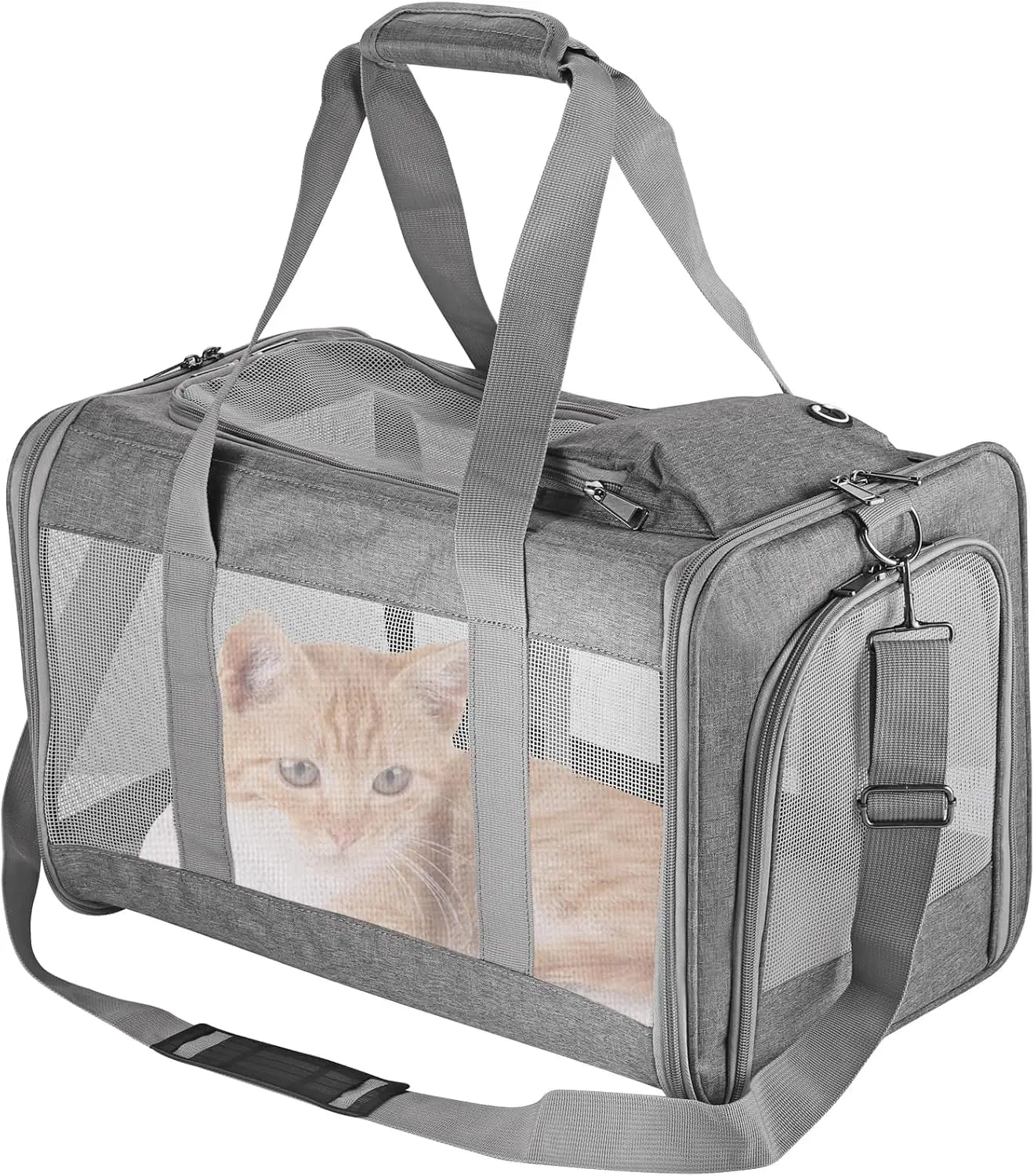 Airline Approved Pet Carrier for Cats Dogs Soft Travel Bag