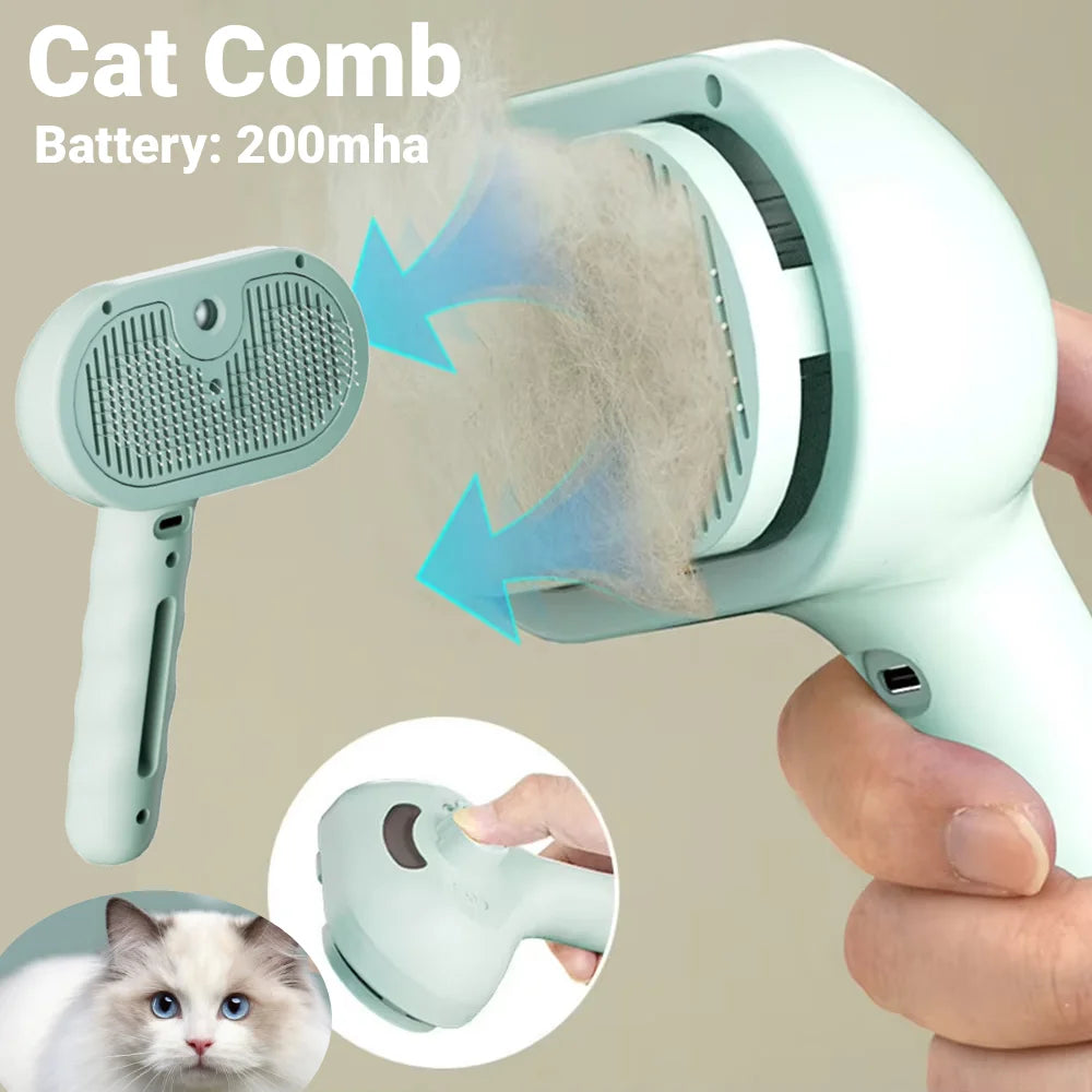 Cat Steam Brush Cat Hair Brush Pet Brush Pet Hair Cleaning