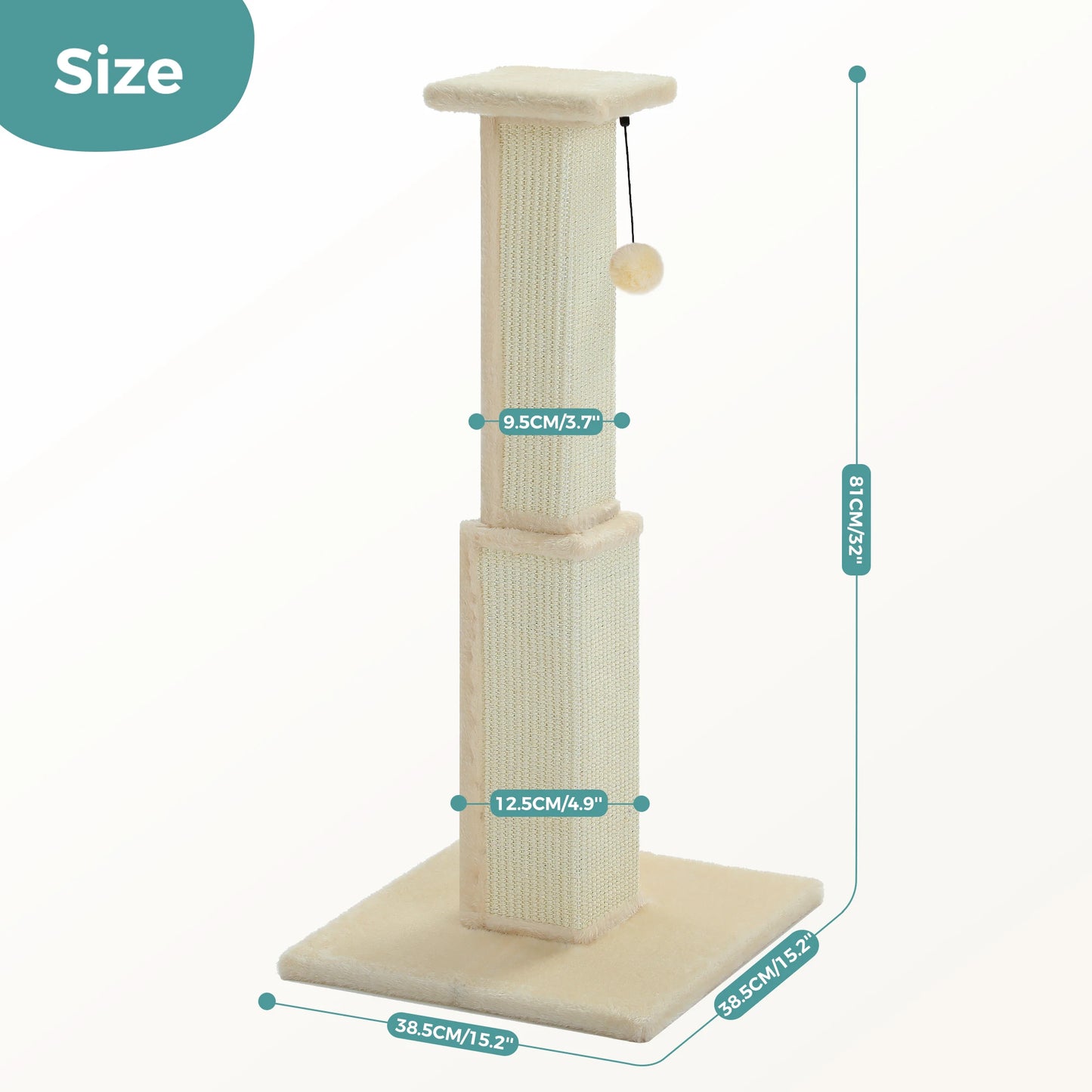 Large Cat Scratching Post for Indoor Cats Adults Ultimate Scratch