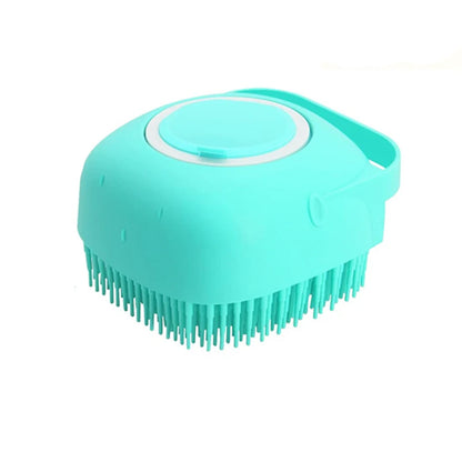 Pet Grooming Bath Massage Brush With Soap And Shampoo