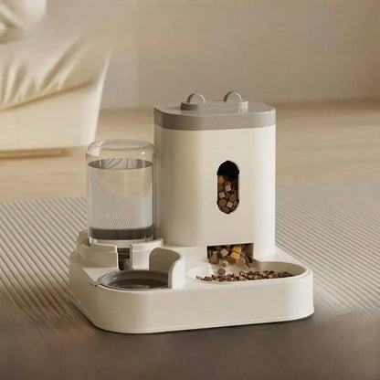 Automatic Cat Feeder and Water Dispenser, Pet Food Bowl