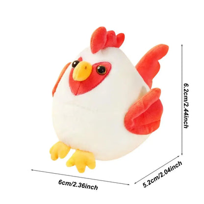 Bounce Ball Cartoon Chicken Plush Toys with Sound