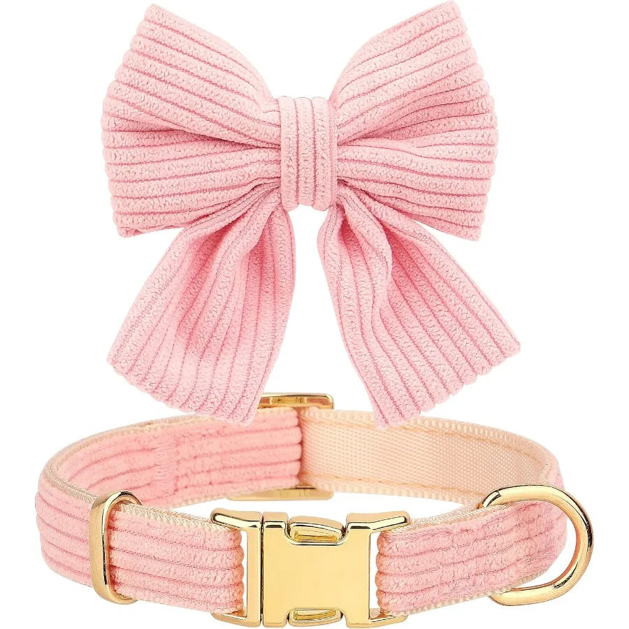 Cute Small Dog Collar Harness Leash Set Adjustable Dog