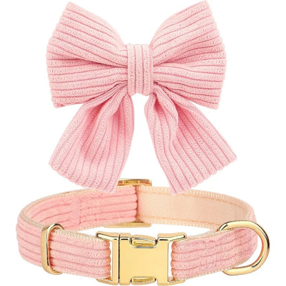 Cute Small Dog Collar Harness Leash Set Adjustable Dog