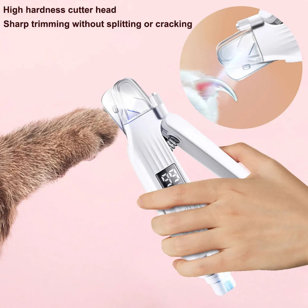 Electric Pet Nail Grinder Rechargeable Pet Toenail Clippers