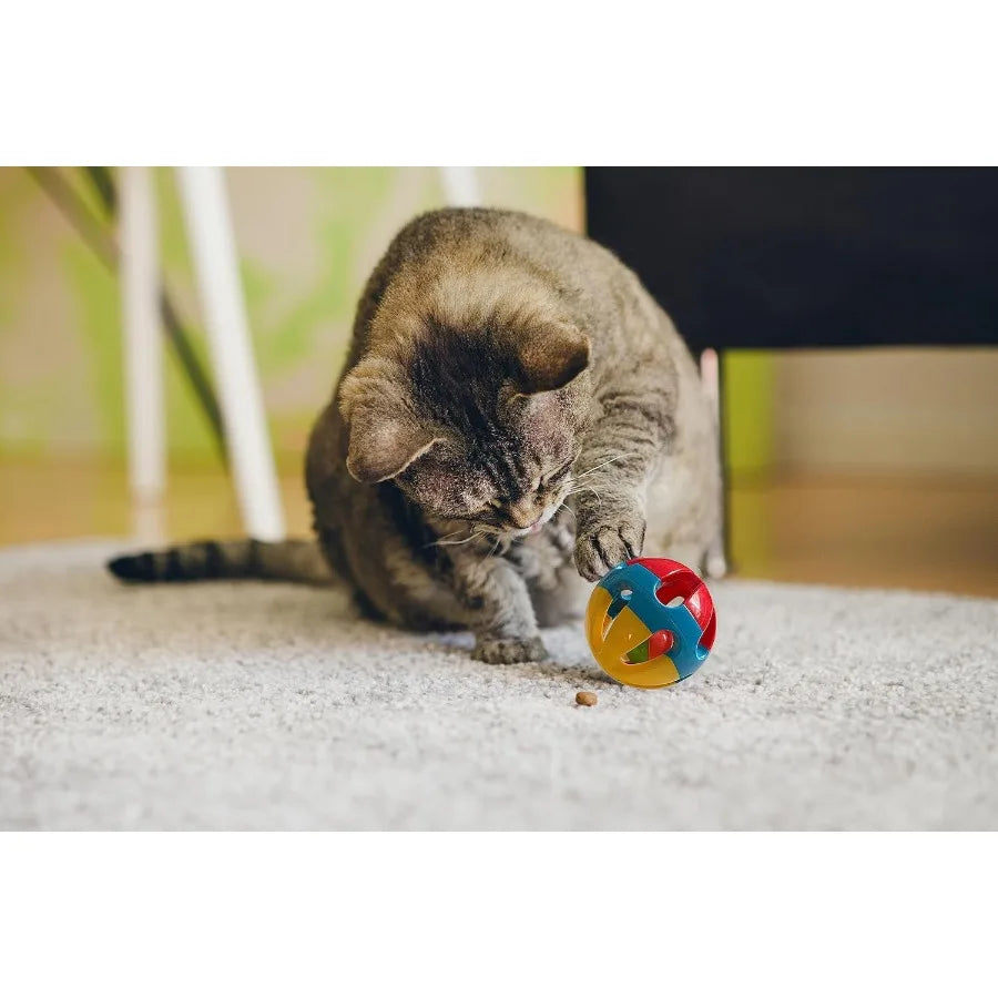 Parrot Ball Toy with Bell Cage Hanging Accessories for Medium