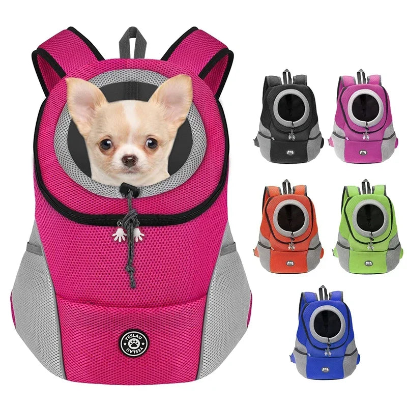 Double Shoulder Portable Outdoor Pet Bag For Dogs Travel